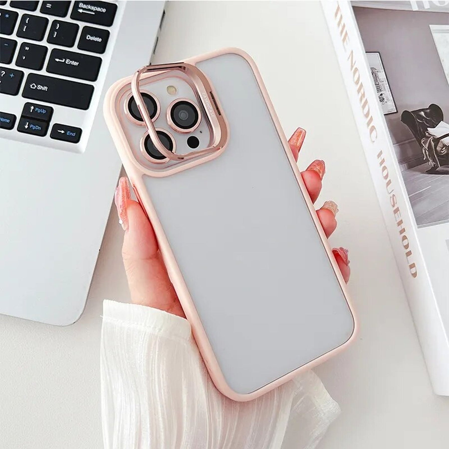Case / Capinha Iphone Easy + Proteção de Lentes (13 ao 15 promax)