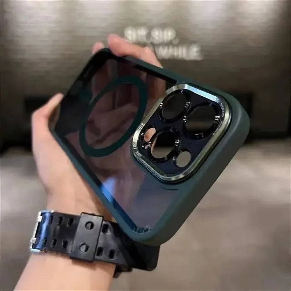 Case / Capinha Iphone Auto Focus (Series 13 ao 16 ProMax)