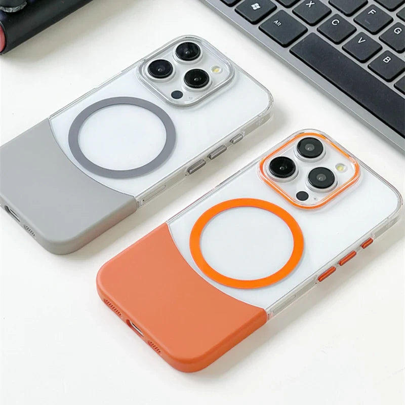 Case / Capinha Iphone Duo Click MagSafe (13 ao 15 Pro Max)