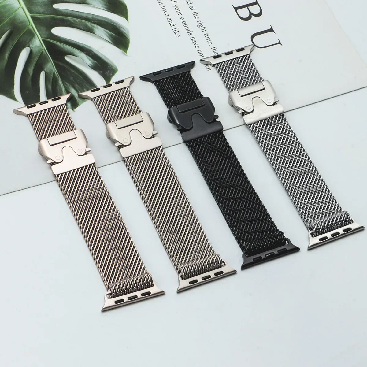 Pulseira Apple Watch - Milanese Titanium