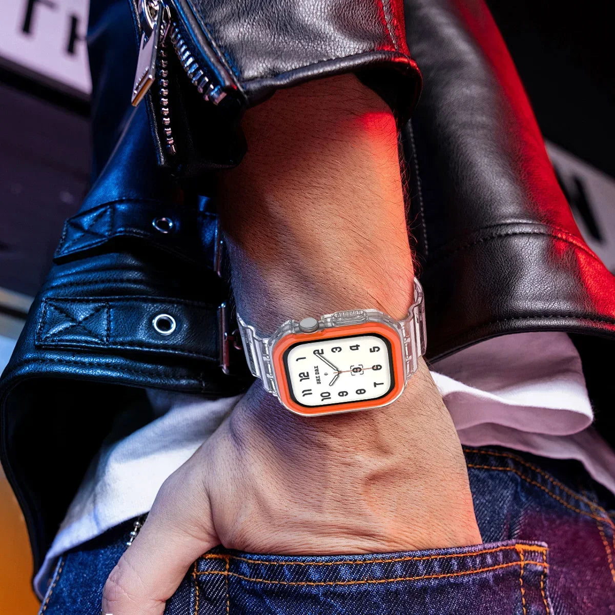 Pulseira + Case Apple Watch - Aquarium