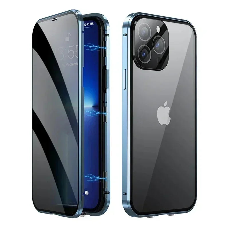 Case / Capinha Iphone Magnética Blindagem 360°