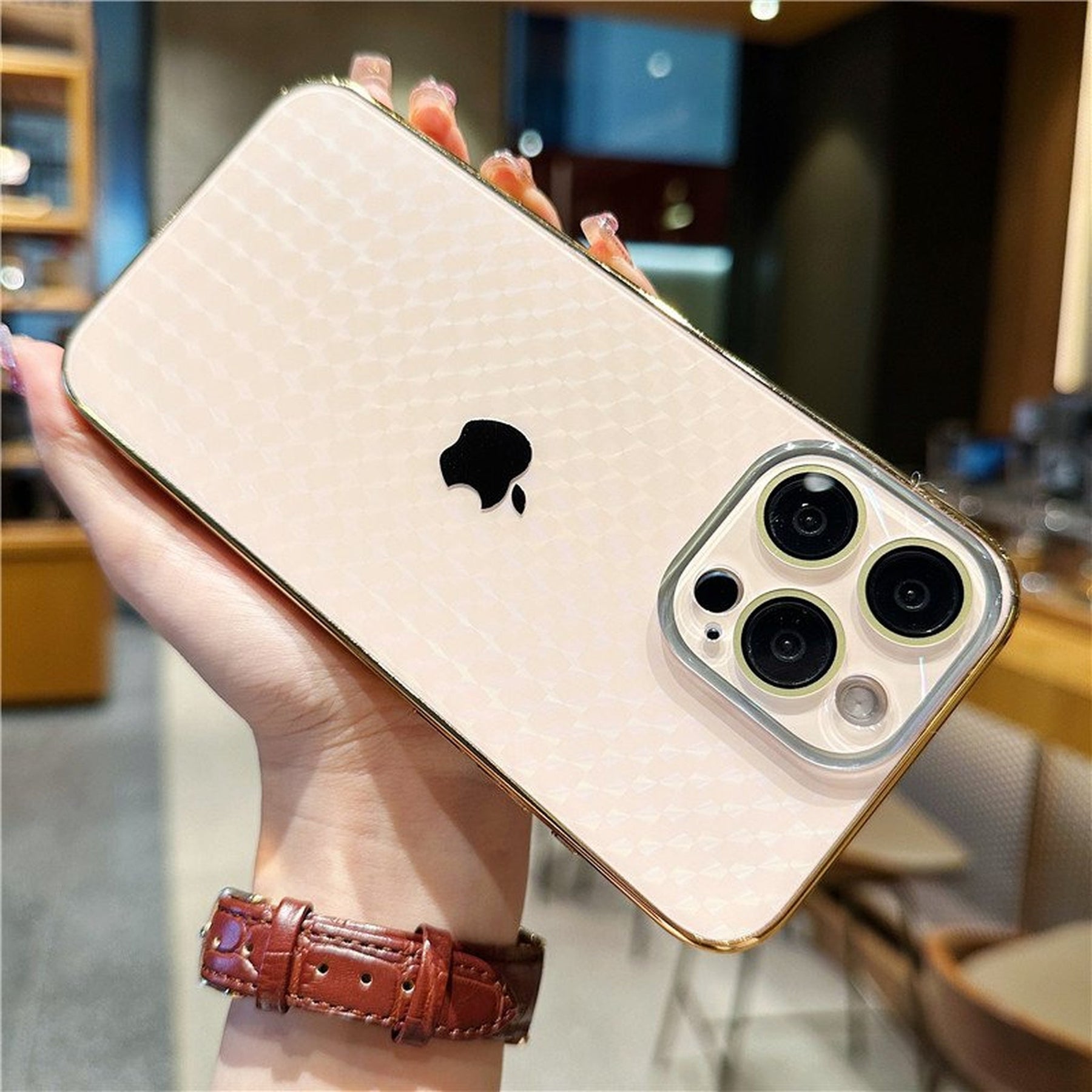 Case / Capinha Iphone Carbon I Glass