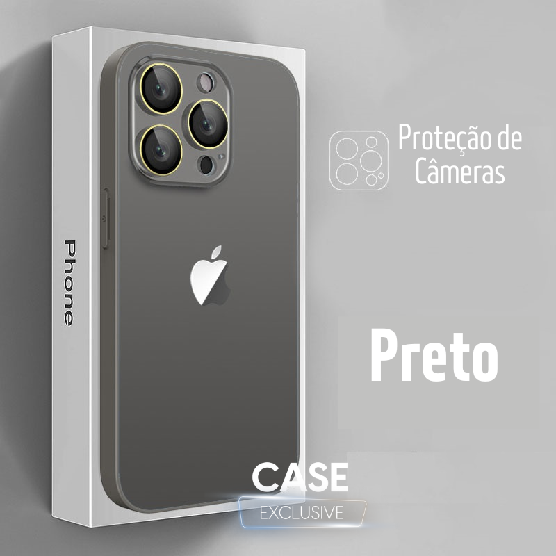 Case / Capinha Iphone i Glass (Series 13 ao 15 ProMax)