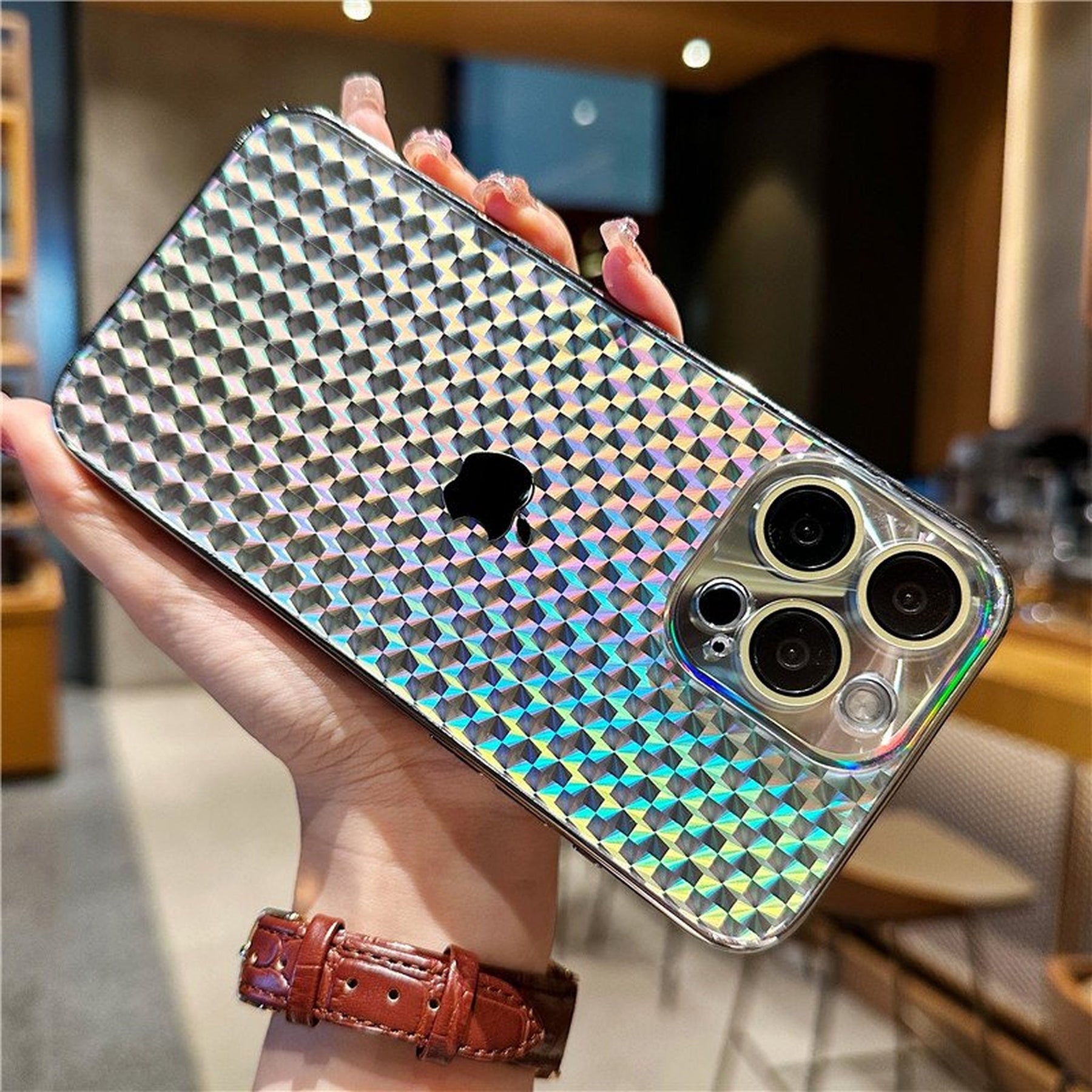 Case / Capinha Iphone Carbon I Glass