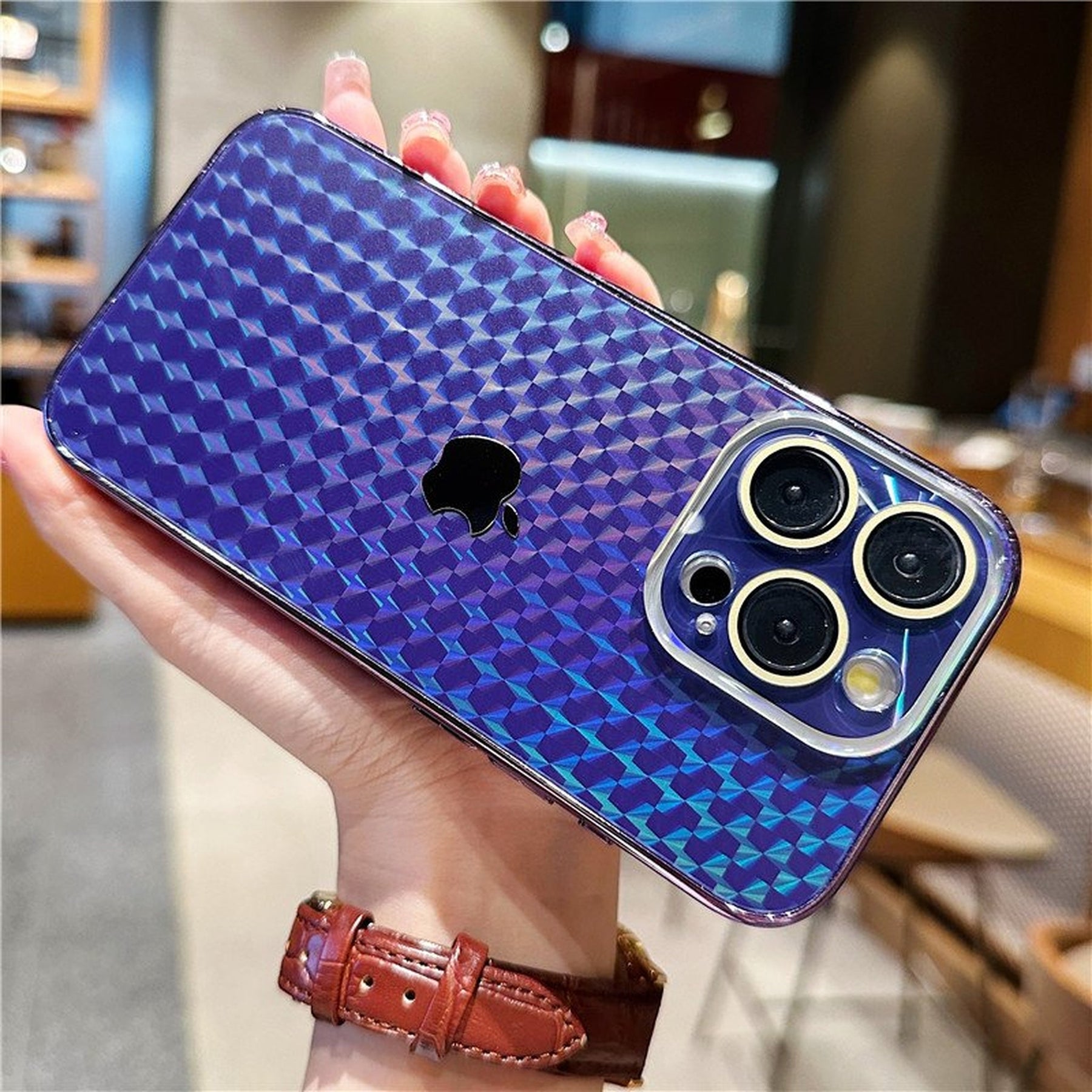 Case / Capinha Iphone Carbon I Glass