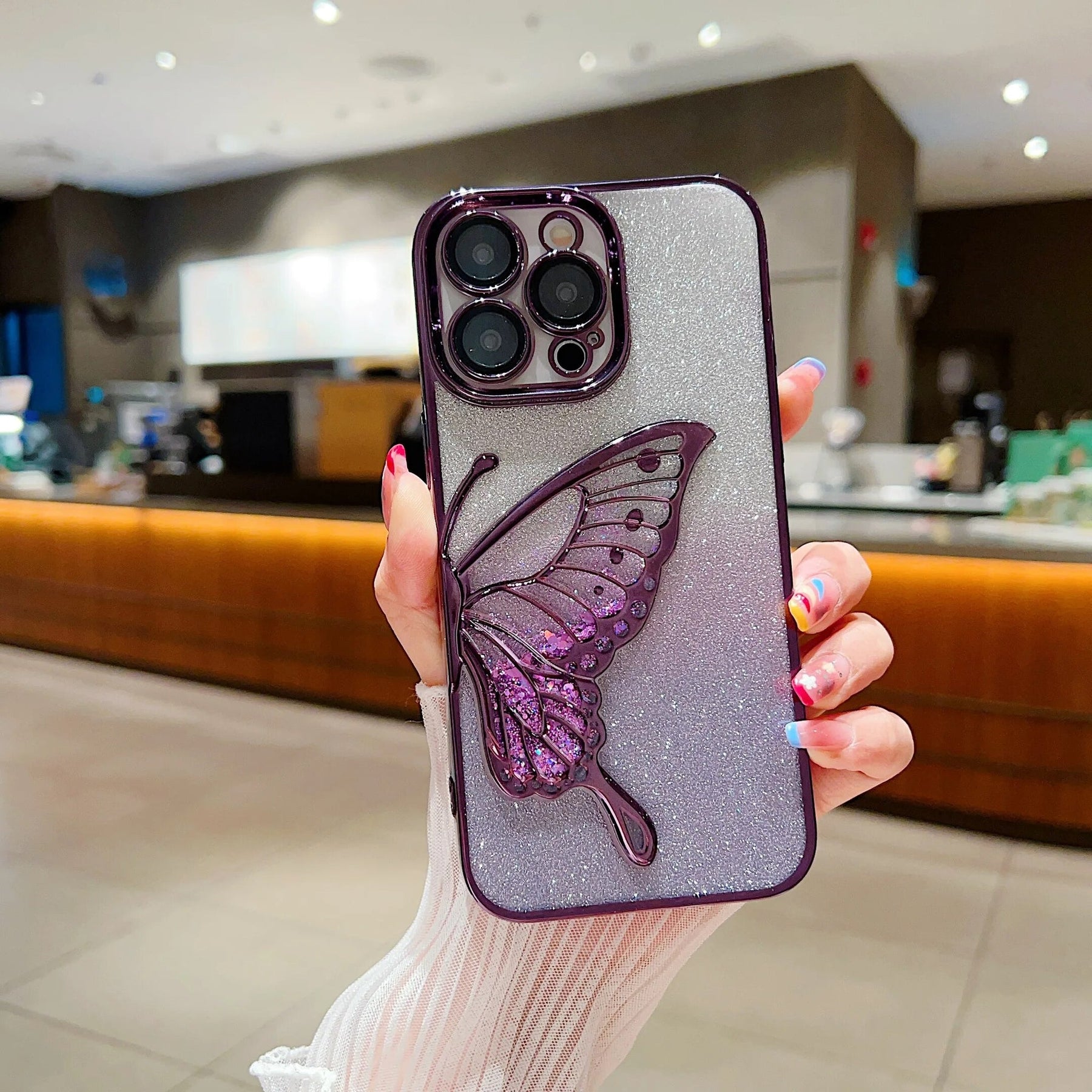 Case / Capinha Iphone Borboleta