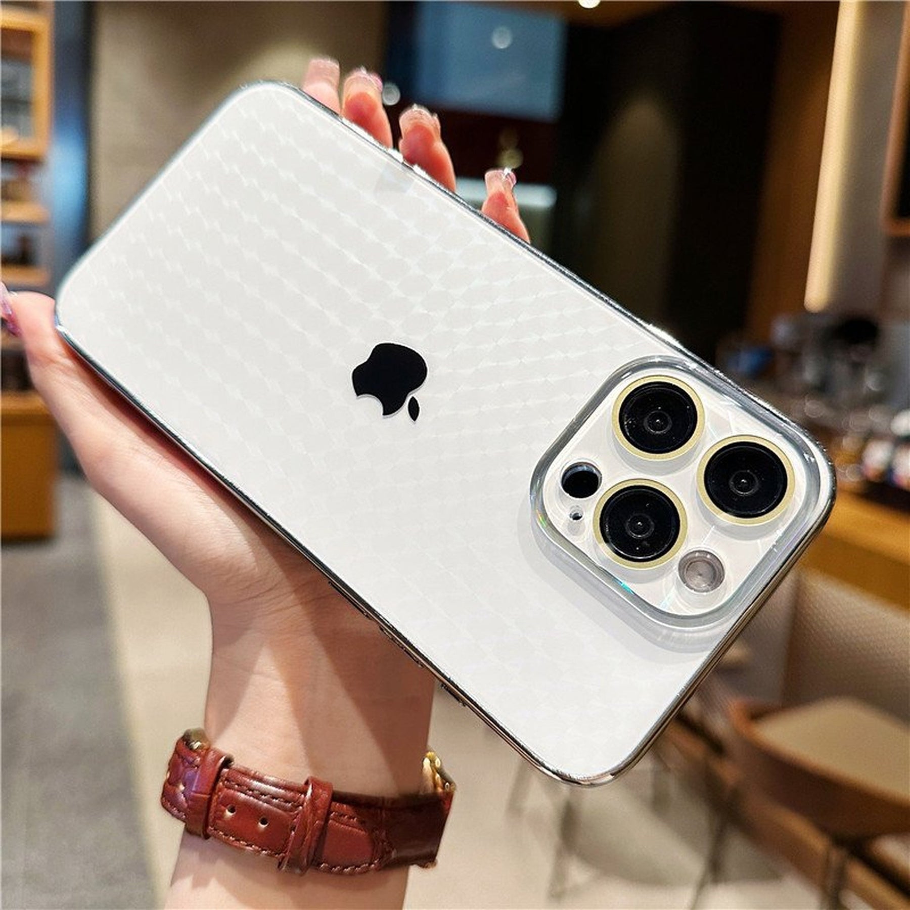 Case / Capinha Iphone Carbon I Glass