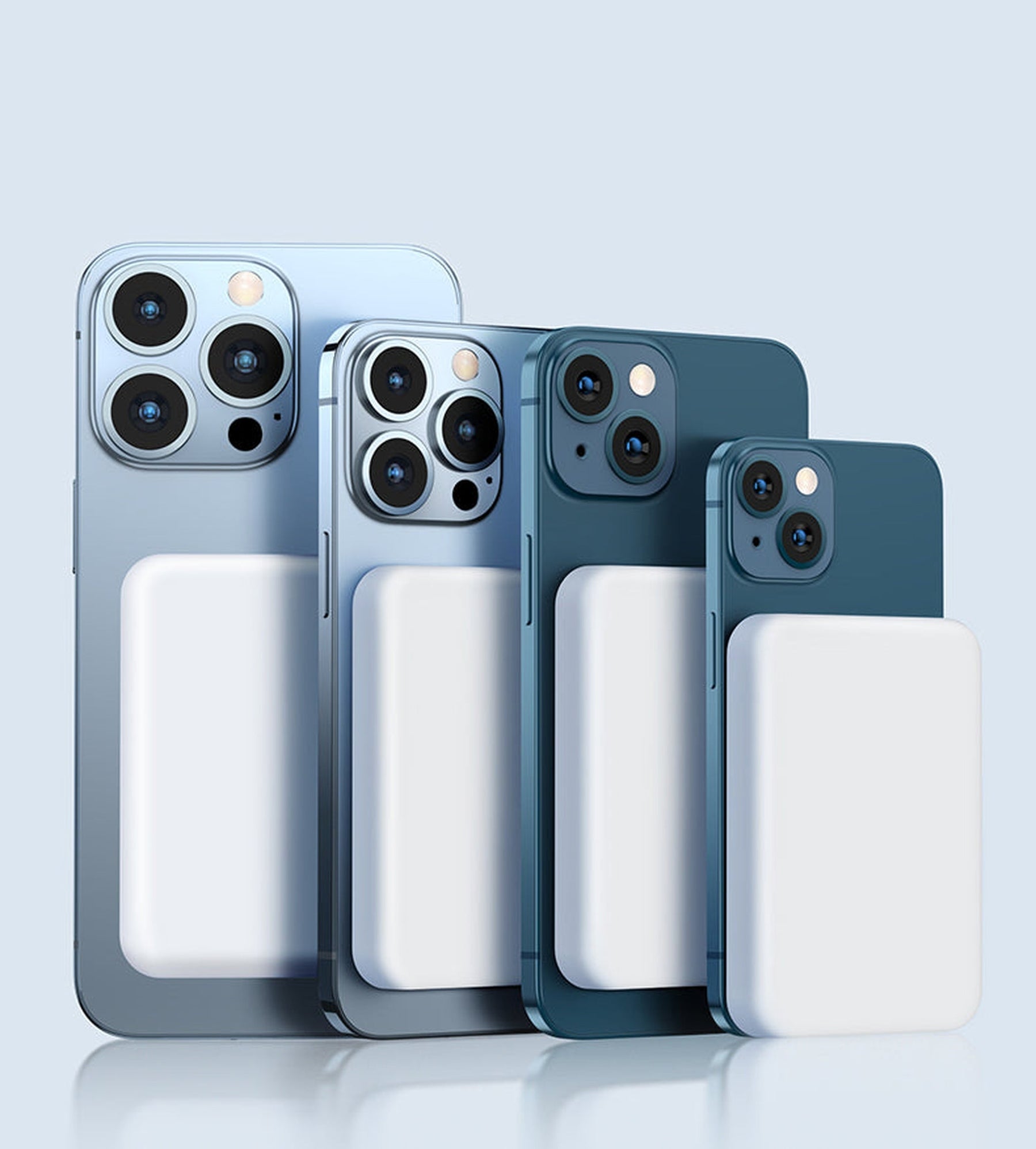 Carregador Power Bank + Case MagSafe (Iphone 11 ao 12 Pro Max)