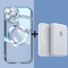 Carregador Power Bank + Case MagSafe (Iphone 13 ao 15 Pro Max)